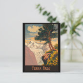 Furka-pas, Zwitserse Alpen Briefkaart (Staand voorkant)