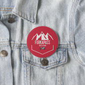 Furka Pass Zwitserland Ronde Button 7,6 Cm (In situ)