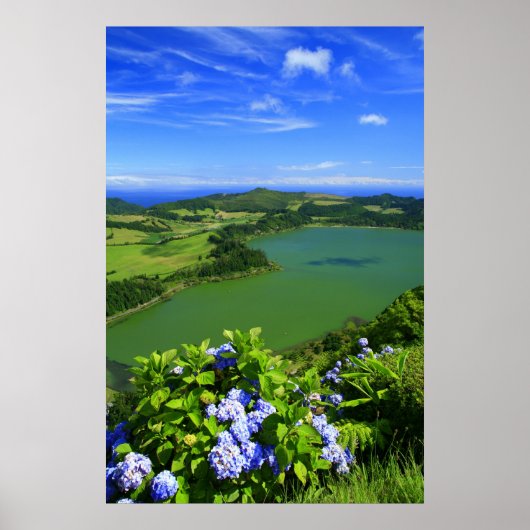 Furnas Lake, Azoren Poster (Voorkant)