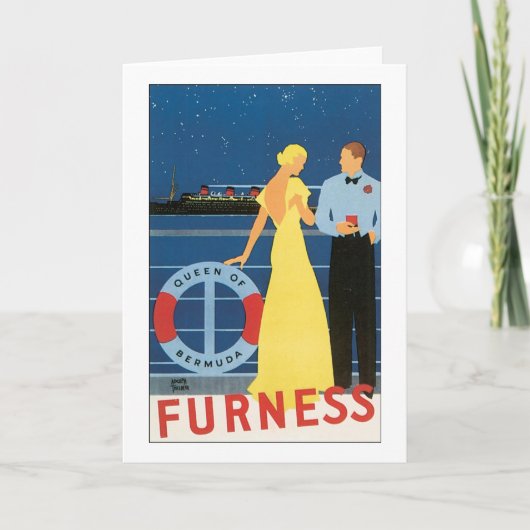 Furness Koningin van Bermuda Kaart (Voorkant)