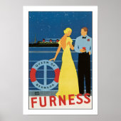 Furness Line's Queen of Bermuda Poster (Voorkant)