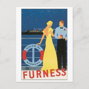 Furness Queen of Bermuda Briefkaart