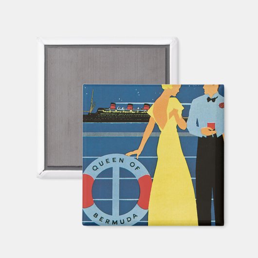 Furness ~ Queen of Bermuda Magneet (Voorkant / Achterkant)