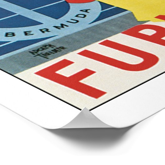 Furness ~ Queen of Bermuda Poster (Hoek)