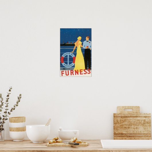 Furness Queen of Bermuda Poster (Keuken)