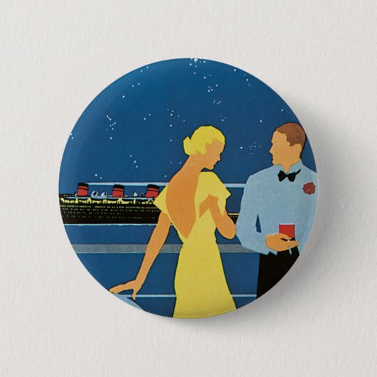 Furness ~ Queen of Bermuda Ronde Button 5,7 Cm (Voorkant)