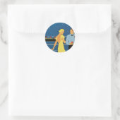 Furness ~ Queen of Bermuda Ronde Sticker (Tas)