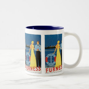 Furness ~ Queen of Bermuda Tweekleurige Koffiemok
