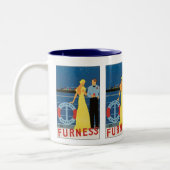 Furness ~ Queen of Bermuda Tweekleurige Koffiemok (Links)