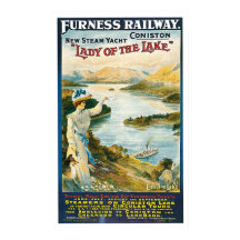 Furness Railway Coniston England Vintage Travel