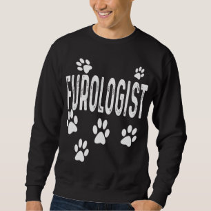 Furoloog Funny Dog Groomer Cat Lover Vet Tec Trui