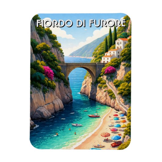 Furorefjord Italië Magneet (Verticaal)