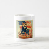 Furreedom Brew – Patriotic Cat Coffee Mok (Center)