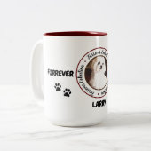 Furrever Cawfee Tawk gepersonaliseerde koffie mok (Voorkant links)