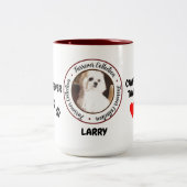 Furrever Cawfee Tawk gepersonaliseerde koffie mok (Center)
