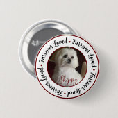 Furrever Geliefd Pet Pin Button (Voorkant /achterkant)