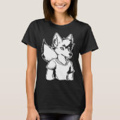 Furries Fursona  Cosplay Furry Fandom T-shirt (Voorkant)