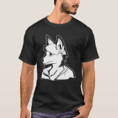 Furries Fursona Cosplay  Furry Fandom T-shirt (Voorkant)