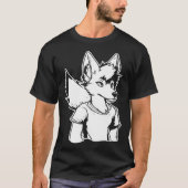 Furries Fursona  Cosplay Furry Fandom T-shirt (Voorkant)