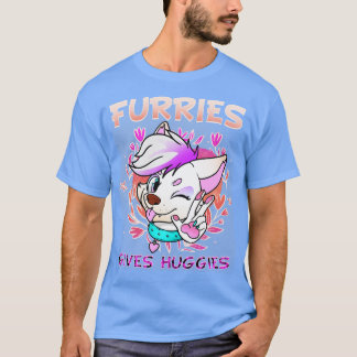 Furries geven Huggies I Fandom I Cosplay 12 T-shirt