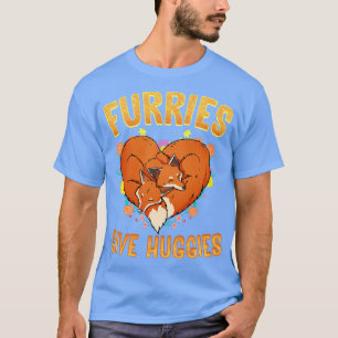 Furries geven Huggies I Fandom I Cosplay T-shirt