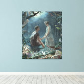 Furries: Shakespeares Een Midzomernachtsdroom Canvas Afdruk (Insitu (Houten vloer))