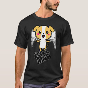 Furry Angel-ontwerp voor Puppies van honden die ei T-shirt