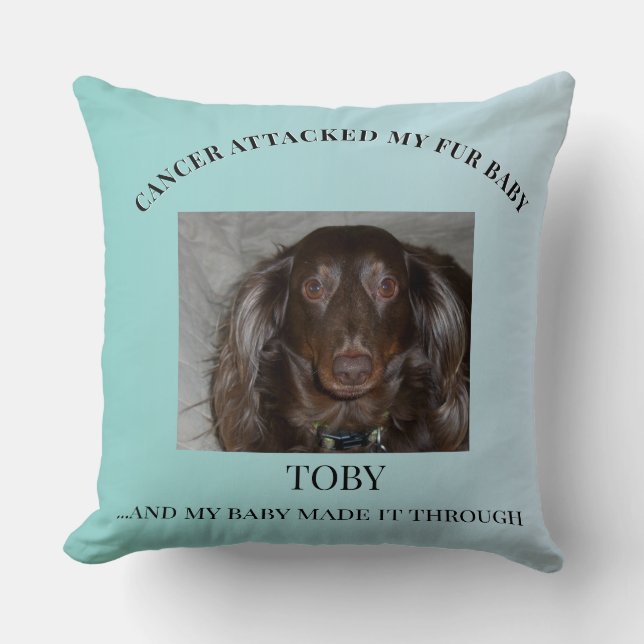 Furry Baby Hoop & Helingsontwerp Kussen (Voorkant)