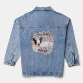 Furry Baby Momma Denim Jacket (Achterkant)