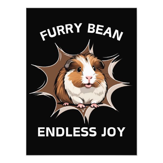 Furry Bean Endless Joy Foto Afdruk (Voorkant)