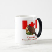 Furry Beaver Magische Mok (Voorkant rechts)