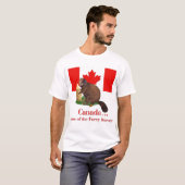 Furry Beaver T-shirt (Voorkant volledig)