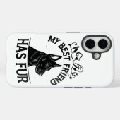 Furry beste vriend Case-Mate iPhone case (Achterkant (horizontaal))