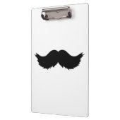 Furry Black Mustache Klembord (Links)