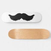 Furry Black Mustache Persoonlijk Skateboard (Horizontaal)