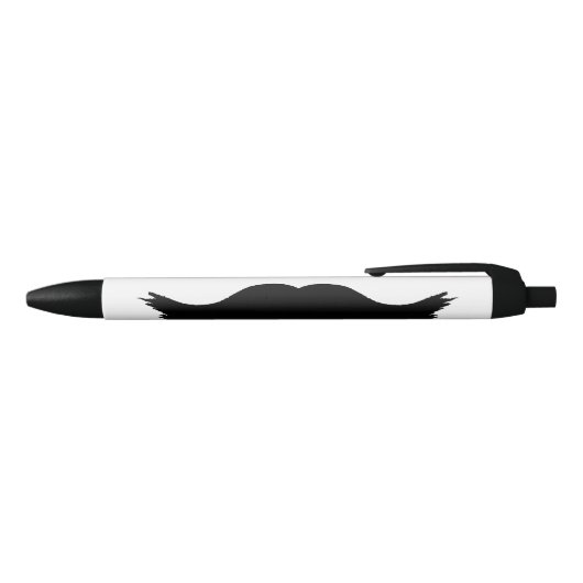 Furry Black Mustache Zwarte Inkt Pen (Bovenkant)
