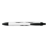 Furry Black Mustache Zwarte Inkt Pen (Achterkant)