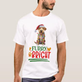 Furry & Bright Airadale Terrier T-shirt (Voorkant)