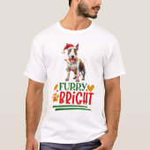 Furry & Bright Bull Terrier T-shirt (Voorkant)
