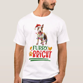 Furry & Bright Bull Terrier T-shirt