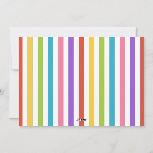 Furry & Bright Cat foto Feestdagenkaart (Achterkant)