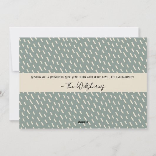 Furry & Bright Dog Kerstfoto Vakantie Kaart (Achterkant)