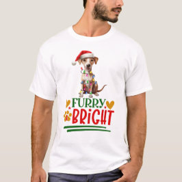 Furry & Bright Italiaanse windhond T-shirt