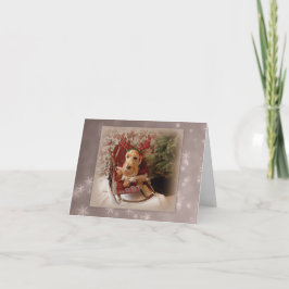 Furry & Bright Kerstfeest Feestdagen Kaart