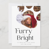 Furry&Bright Pet Foto lijst Funny-feestkaart Kaart (Voorkant)