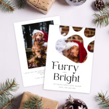 Furry&Bright Pet Foto lijst Funny-feestkaart