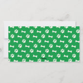 Furry & Bright Typografie Hondenliefhebber 3 Foto  Feestdagenkaart (Achterkant)