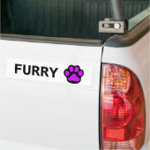 Furry-Bumpersticker Bumpersticker (Op Truck)