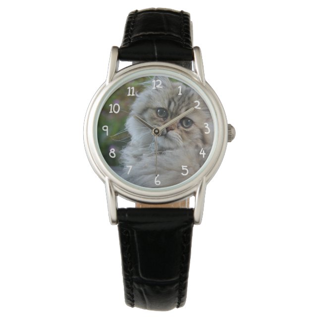 Furry Cat Horloge (Voorkant)