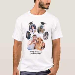 "Furry Champions: Overwinning aan de finish" T-shirt